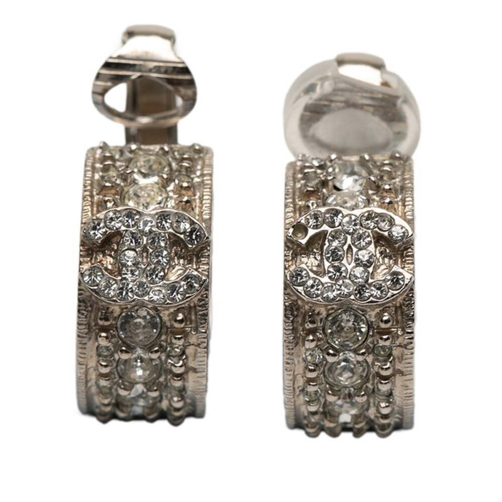Chanel Cc Logo Clip-On Earrings Metal #215733C86B